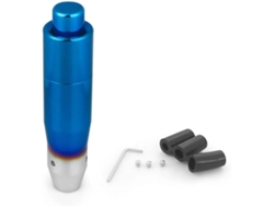 Pomo De Palanca Cambios Automático Universal Aluminio Para Transmisión Automática, Con Botón Liberación (azul