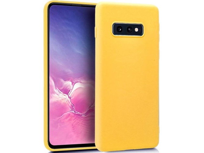 Carcasa Samsung Galaxy S10e COOL Silicona Amarillo