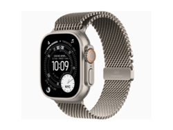 Apple Watch Ultra 3 GPS + Cellular 49 mm Titanio natural con correa Milanese Loop gris (titanio natural) - Talla M