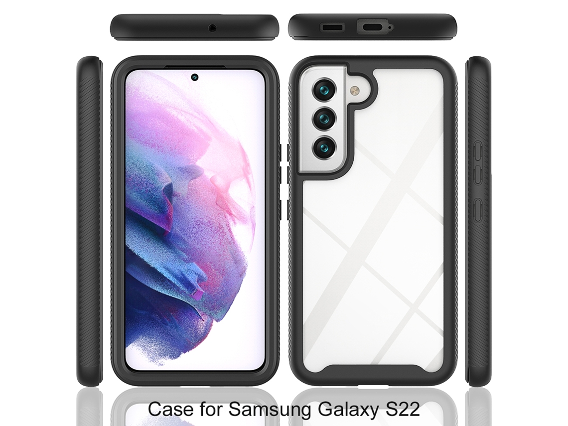 Capa Protetora Para Samsung Galaxy S22/s22 Plus/s22 Ultra Case Hard Pc Tpu Antichoque