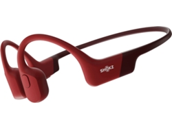 Auriculares Bluetooth Multipoint SHOKZ Openrun (Open Ear - Micrófono - Rojo)