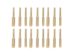 18 Pcs Mezclilla Ti Plated Amoladora Broca Afilador Sierra Cadena 4.0mm 4.8mm 5.5mm