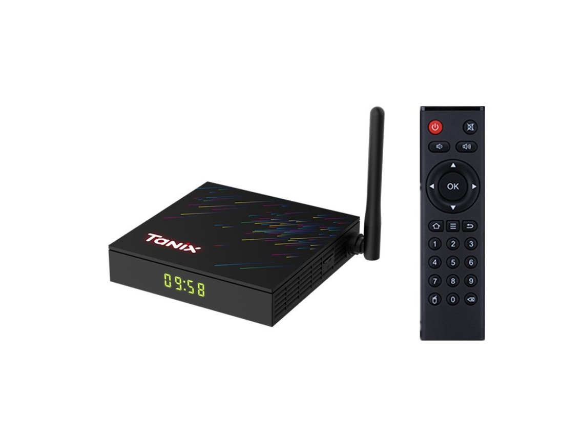 Box Smart Tv Tx68 Allwinner H618 android 12.0 de doble banda Wifi6 4k Set Pk T95z Plus EU Plug 4 + 64GB