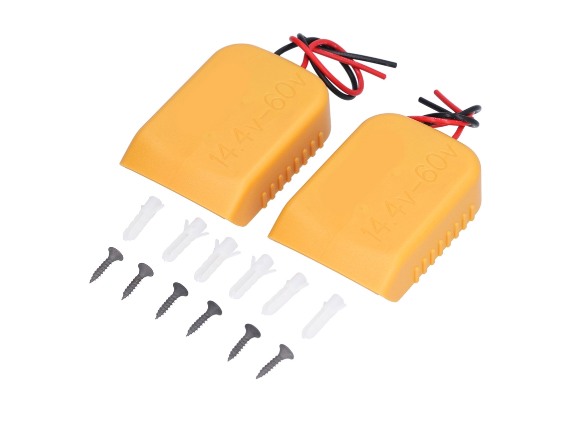 Base adaptadora de batería 2026 con cable de 14 AWG, conector de montaje, alimentación de 14,4-60 V, suministros eléctricos, herramientas eléctricas para bricolaje