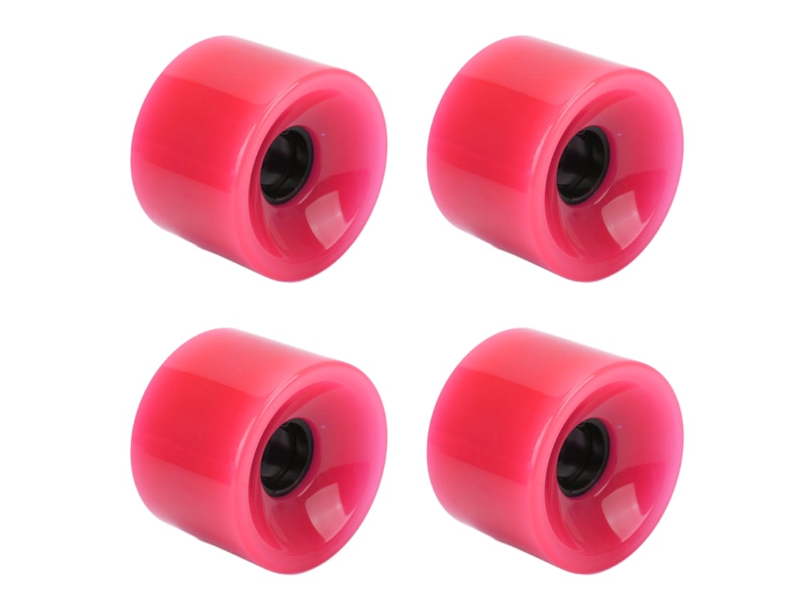 4 Ruedas De Patinete 78a, Resistentes Sin Grietas, Agarre Fuerte, Accesorios De Patinete, Rojo Rosa