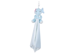 Toalla De Peluche Relajante Para Bebé Con Forma De Elefante Azul Y Juguete Animado Suave Y Seguro.