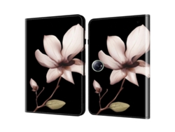 Funda de piel con estampado floral rosa para OnePlus Pad 2 Pad Pro Chennnls