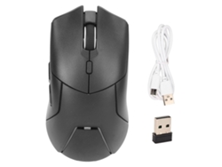 Ratón Inalámbrico Con Triple Modo, 1000-4000 Dpi, Clic Silencioso, Diseño Ergonómico, Ajuste De Volumen, Para Oficina, Hogar Y Viajes - Negro