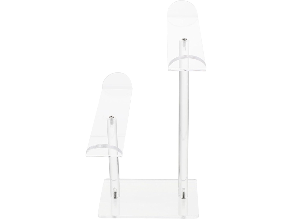 Soporte Diademas Acrílico Transparente Doble Organizar Accesorios Cabello Niñas Guardar Exhibir Capa