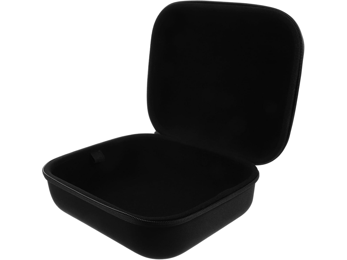 Estuche De Almacenamiento De Auriculares Eva Con Bolsillo Con Cremallera, Caja De Almacenamiento Digital, Auriculares Negros Y