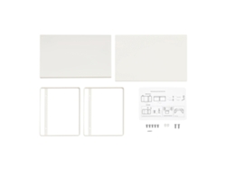 Estantería de almacenamiento para cocina, diseño expandible, organización versátil, color blanco.