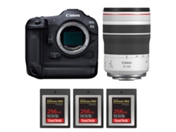 Canon Eos R3 + Rf 70-200mm F/4 L Is Usm + 3 Sandisk 256gb Extreme Pro Cfexpress Type B + Ebook “20 Consejos Para Fotos Que Impactan”