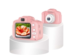 Cámara Digital Para Niños (rosa) De 13 Mp Hd Con Lector De Tarjetas (cámara Dslr)
