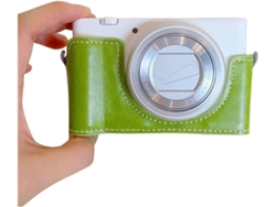 Media Funda Para Cámara Zv1, Base De Cuero Pu, Protectora, Para Fotografía De Viajes Y