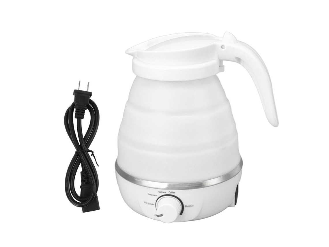 Hervidor Eléctrico Portátil Plegable De 0,6 L Y 600 W, Resistente Al Calor Y Al Óxido, Ideal Para Viajes.