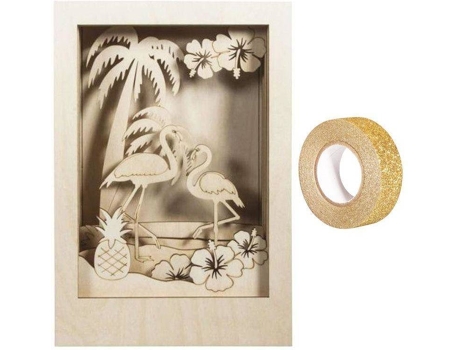 Marco RAYHER (Dorado - Madera - 20x30x6.7 cm)