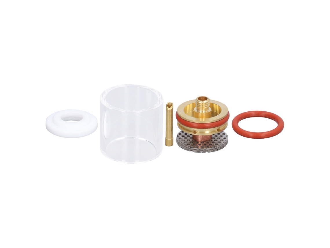 Kit de accesorios Soplete Tig con boquilla, collar y tubo de vidrio para Soplete Tig WP-20