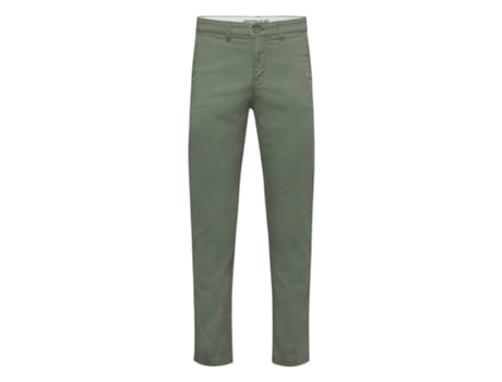 Pantalones de Hombre LEE Chino Normal Verde (31x30)