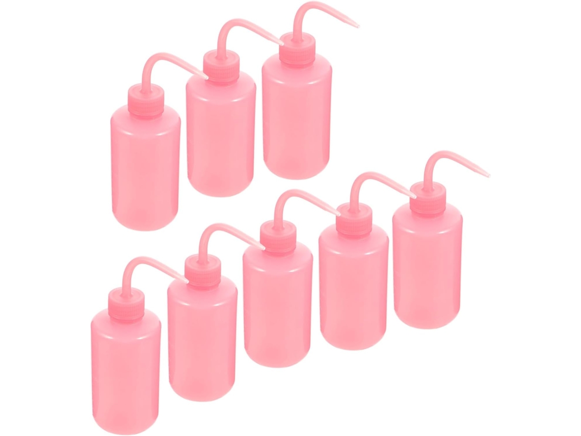 Frascos De Limpeza Com Marcadores Graduados, Pacote Com 8 Unidades Para Extensão De Cílios, 250ml