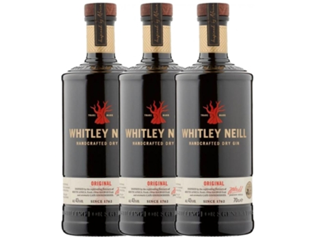 Gin WHITLEY NEILL Whitley Neill London Dry Gin (0.7 L - 3 unidades)
