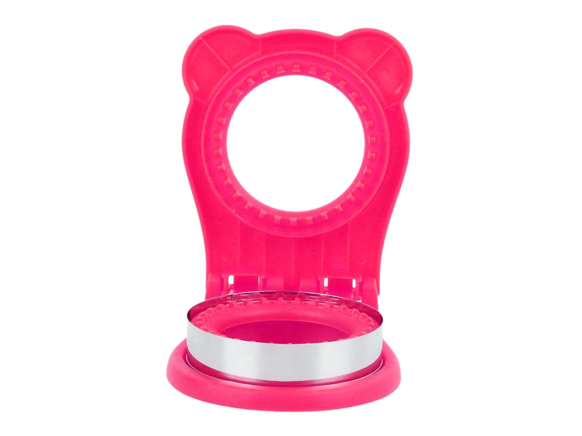 Molde Redondo Para Cortar Y Sellar Sándwiches, Utensilio De Cocina, Acero Inoxidable Y Plástico.