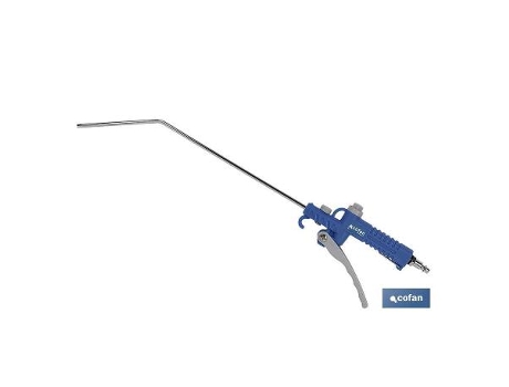 Pistola soplar plastico larga 330mm