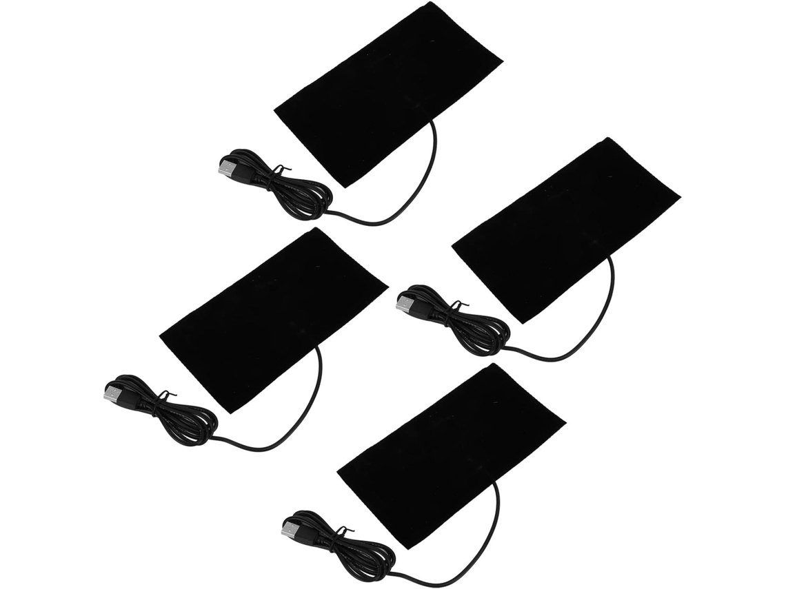 Almohadilla Térmica Usb Multiusos, 4 Unidades, Eléctrica, Lavable, Para Hombros, Cuello Y Columna Vertebral.