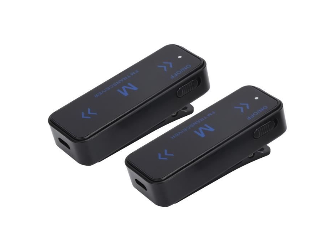 HURRISE Walkie Talkies Portátiles Recargables de Largo Alcance 1 Par