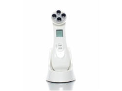 Masajeador facial Bestvite LSM M001, reafirmante, antiarrugas y con vibración, color blanco