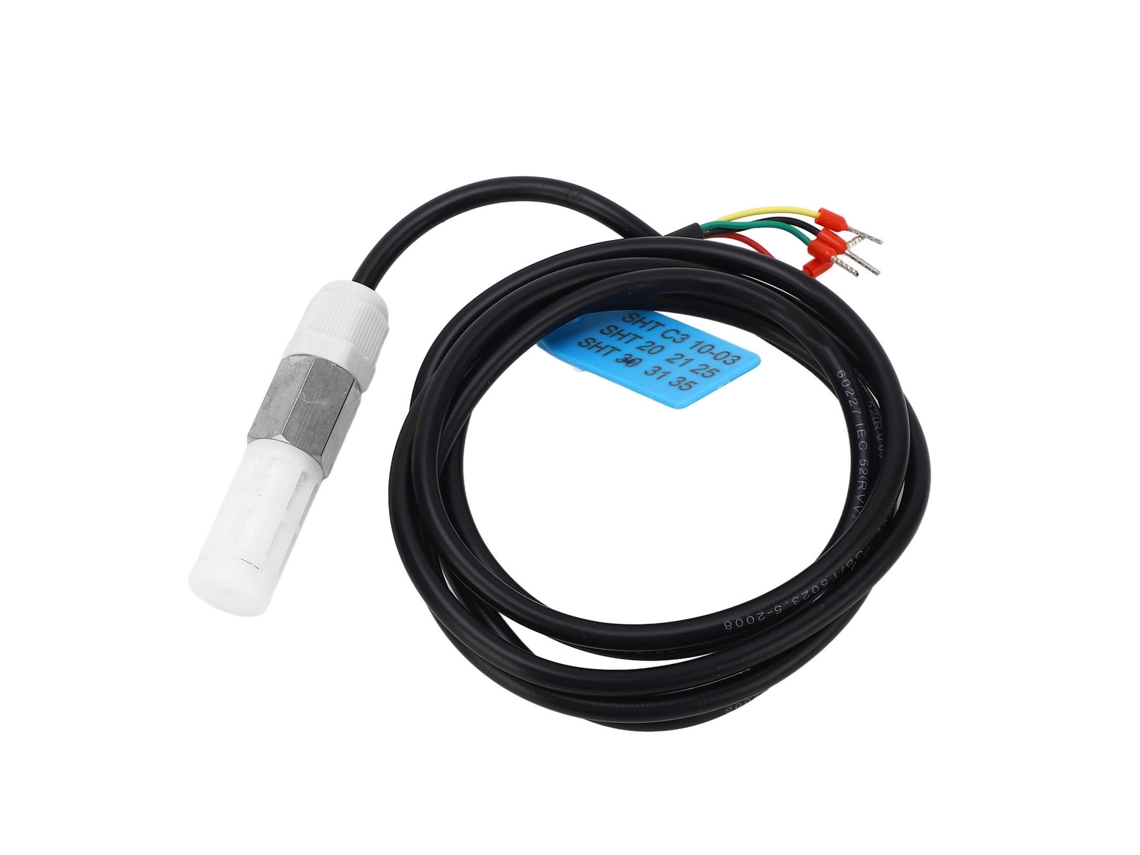 Sonda Termopar Tipo K 0‑400℃ com Fio M12 e Resorte de Compressão 2m S/MARCA