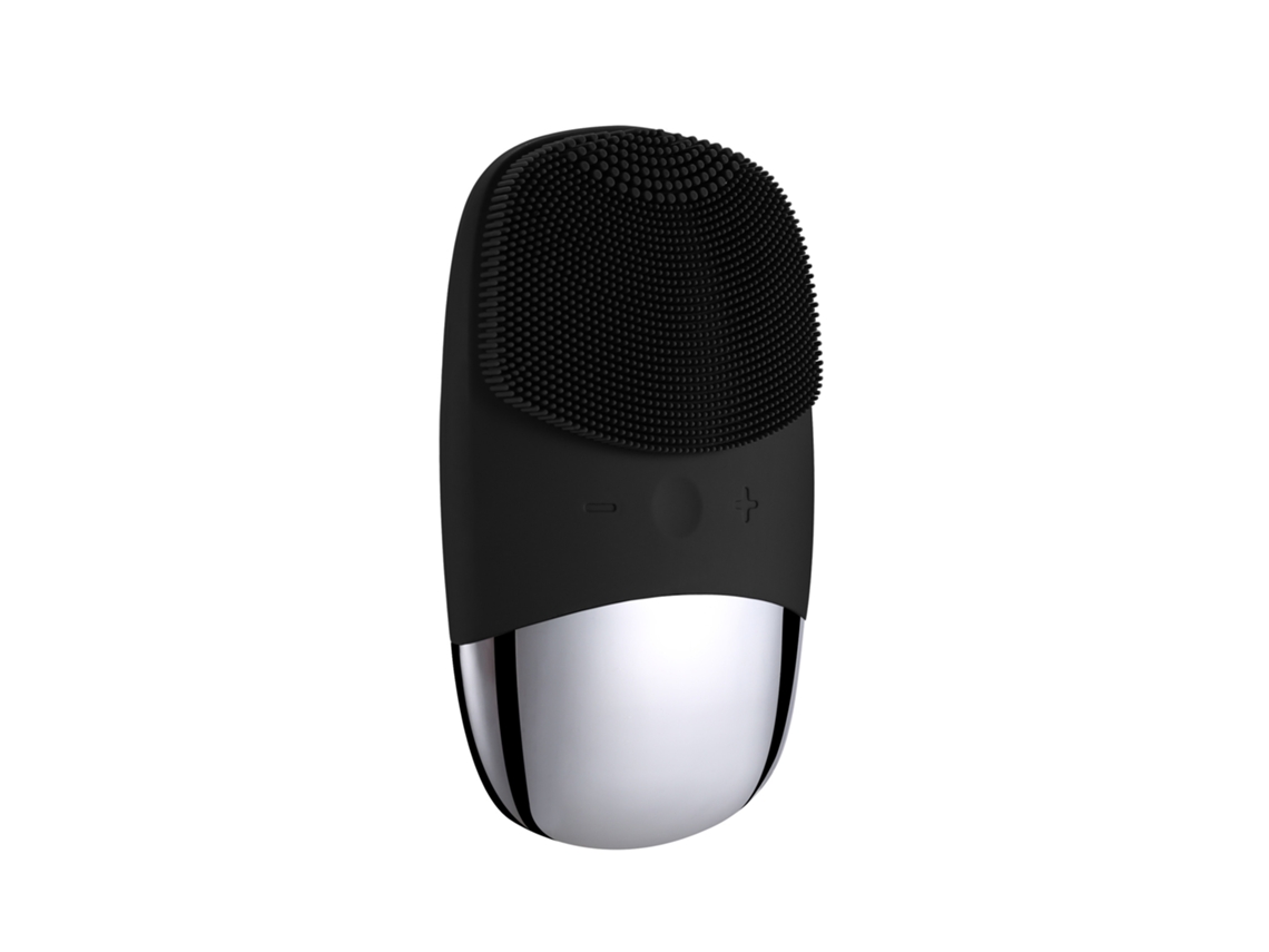 Cepillo de limpieza facial eléctrico cuadrado Csyy con masaje facial ultrasónico (negro)
