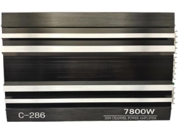 Amplificador De Audio Estéreo Digital Para Automóvil De 4 Canales, 7800 W Y 12 V Con Subwoofer.