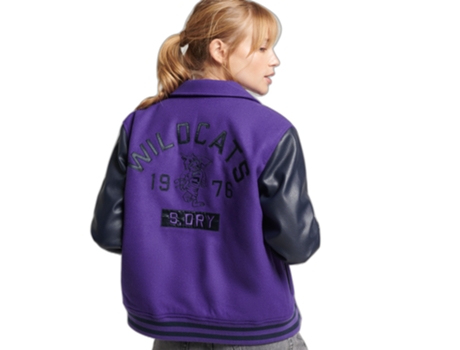 Abrigo para Mujer SUPERDRY (S - Poliéster - Multicolor)
