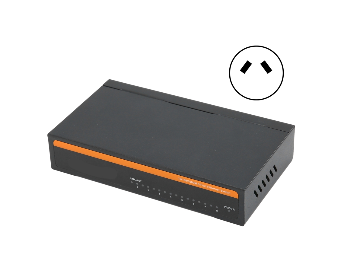 Switch Gigabit de 8 puertos LAXISCREED
