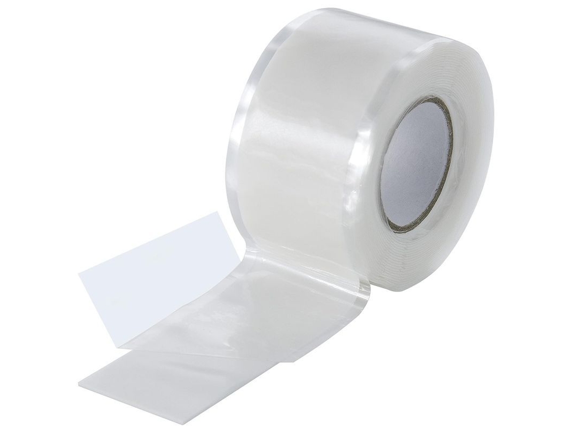 Cinta De Silicona Auto-fundente 3m 25mm Blanca Impermeable Aislamiento Sellado Resistente Uv -30°c A 100°c