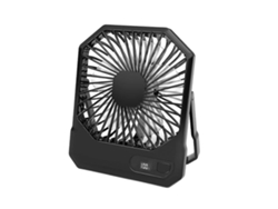 Ventilador De Sobremesa Usb De 2600 Mah, Recargable, 3 Velocidades De Viento, Plegable, Ideal Para Acampar.