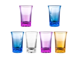 Vasos de chupito de base gruesa para whisky/bar (35 ml)