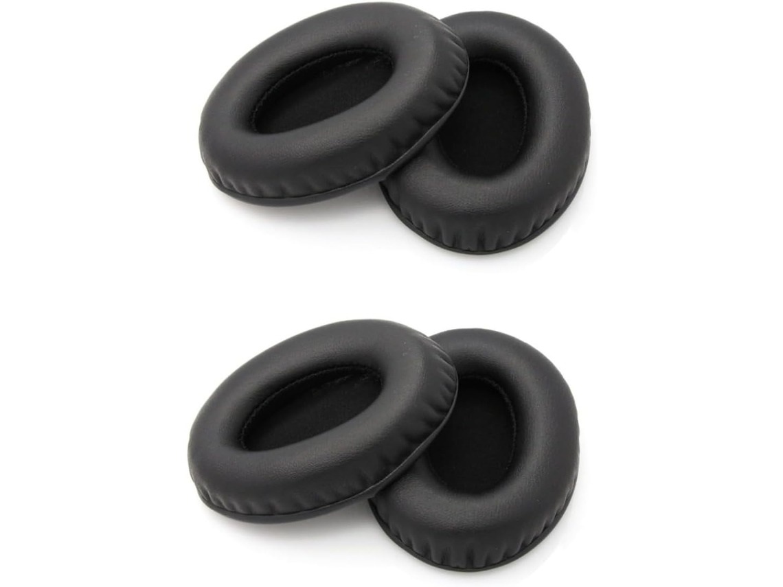 Juego De 2 Almohadillas Cómodas De Espuma Viscoelástica Para Los Oídos, Color Negro, Fácil Instalación.