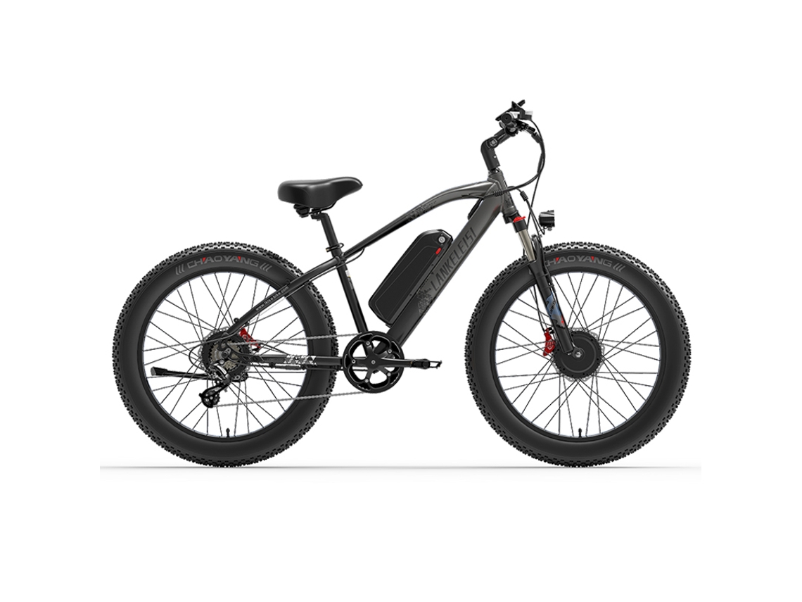 Bicicleta eléctrica Lankeleisi MG740plus de 2000 W, 26", 48 V, 20 Ah, con doble motor para uso en montaña.
