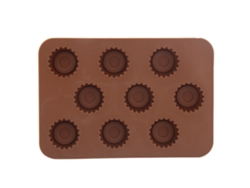 Rebe-molde De Silicona Para Chocolate Y Pasteles Diy, Herramienta De Repostería Portátil Y Bonita Para Cocina