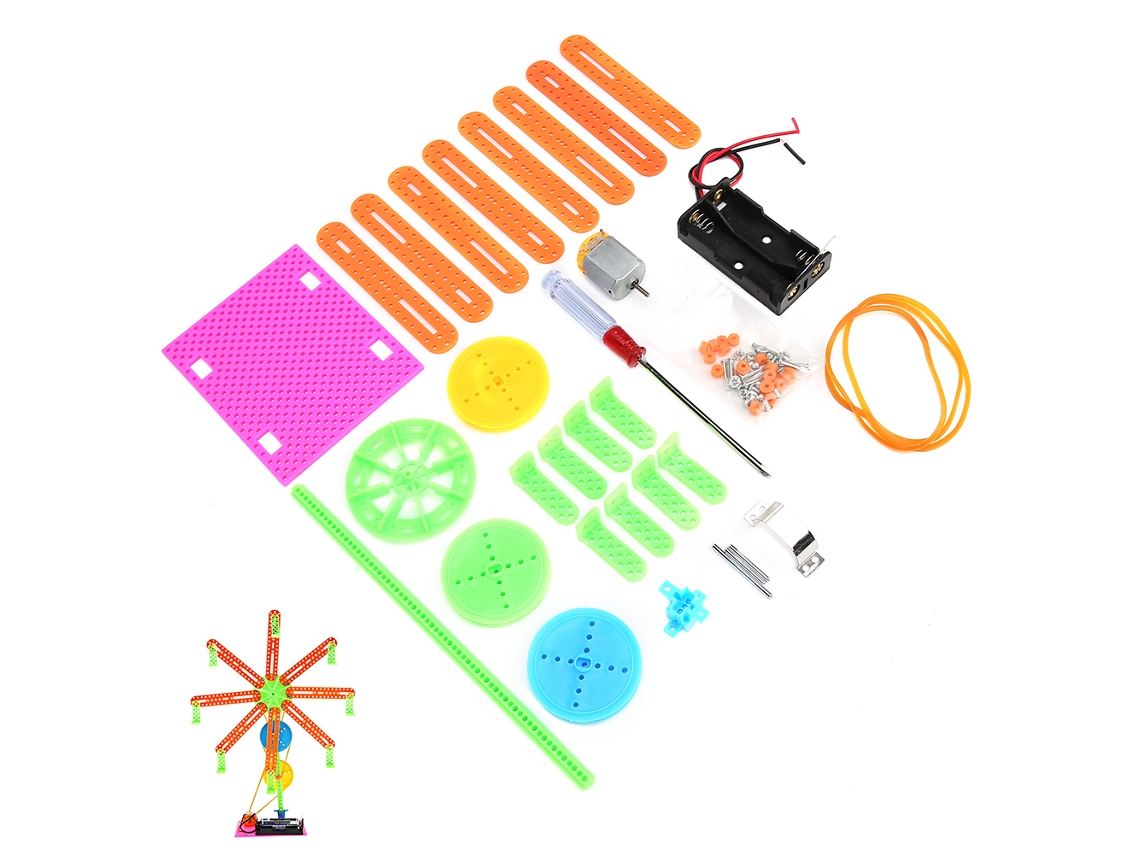 Juguete Educativo Montable Niños Diy Rueda De La Fortuna Eléctrica Ciencia Tecnología