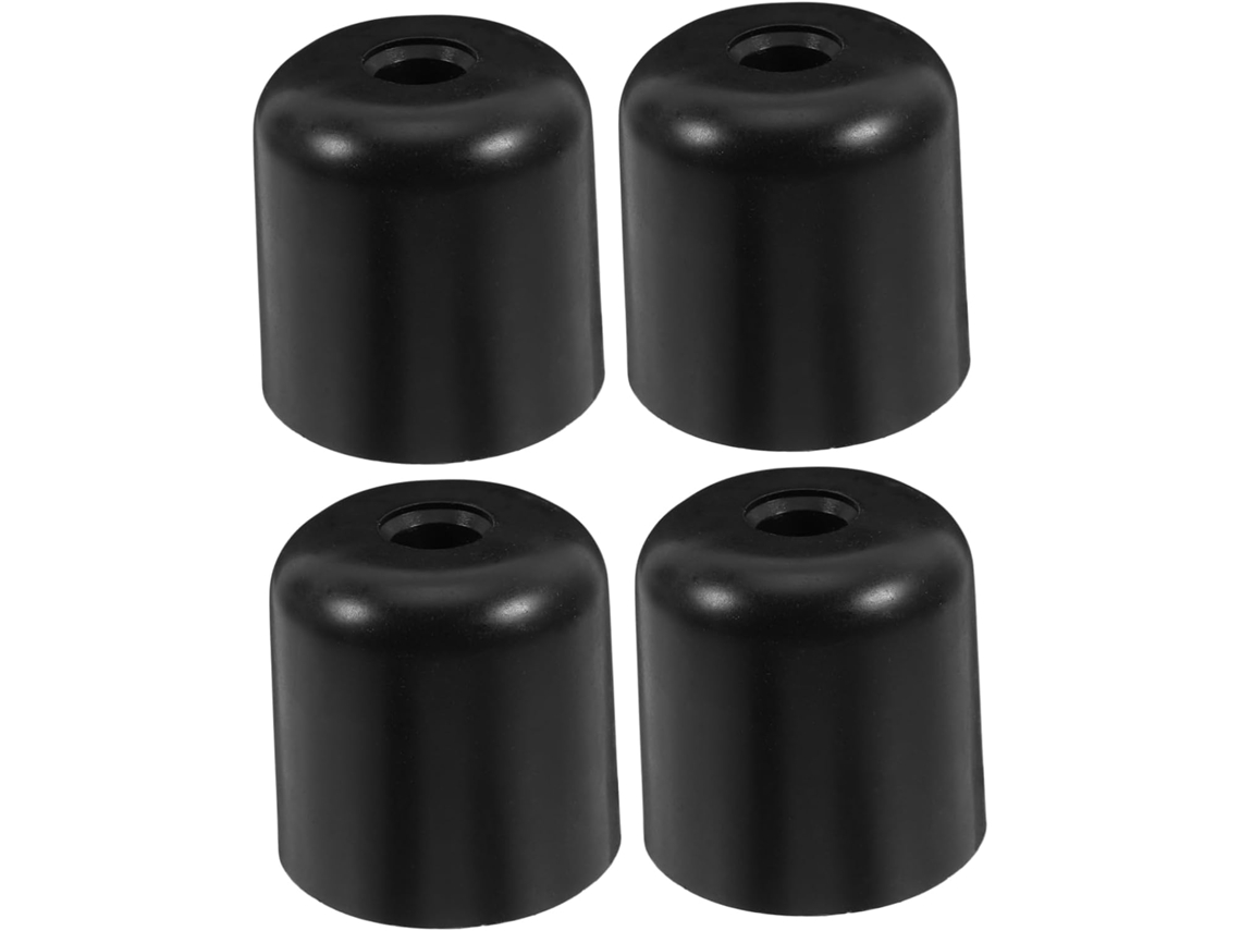 Patas Patas 4 Kit Muebles Cónicas Sofá Color Negro Ajuste