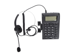 Teléfono Para Centro De Llamadas Con Auriculares Y Micrófono Omnidireccionales Para Oficina En Casa.