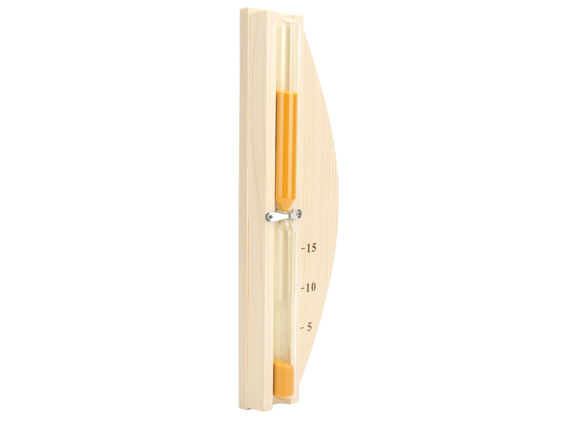Reloj de pared de madera, 15 minutos, accesorio para sauna