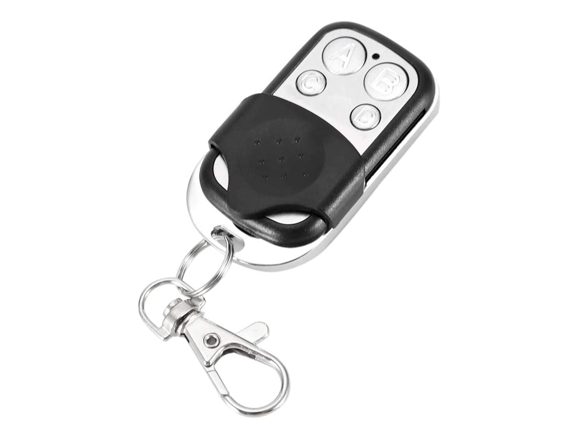 Mandos A Distancia Con Llavero, 4 Botones, Antirrobo, 433 Mhz, Emparejamiento Sencillo Para Puertas De Garaje Y Coches.