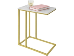 Mesa de Apoyo SOBUY FBT87-G (Dorado - 48x61x30cm - Ferro)