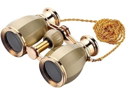 Binoculares compactos y portátiles 4x30 para adultos y niños con cadena, diseño elegante, ideal como regalo para mujeres y niñas.