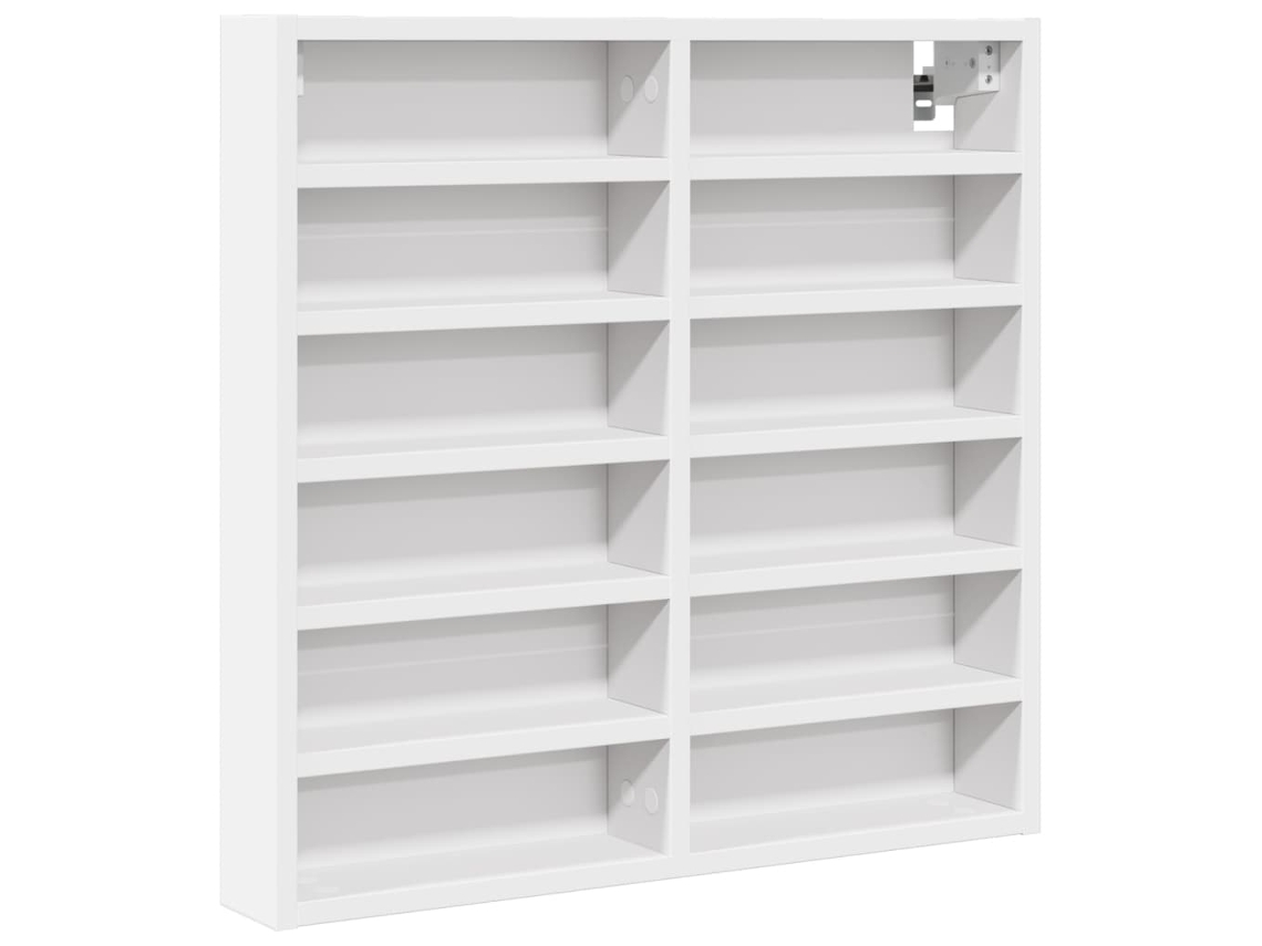 Maison Exclusive - Vitrina De Madera Ingeniería Blanca 60x8,5x58 Cm