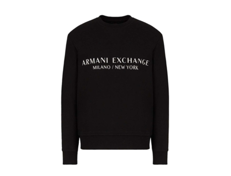 Sudadera ARMANI EXCHANGE Algodón Hombre (M - Negro)