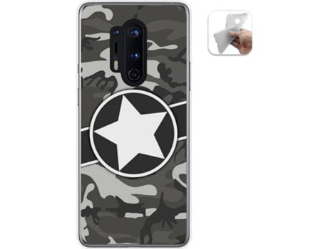 Carcasa OnePlus 8 Pro TUMUNDOSMARTPHONE Camuflaje 02 Multicolor